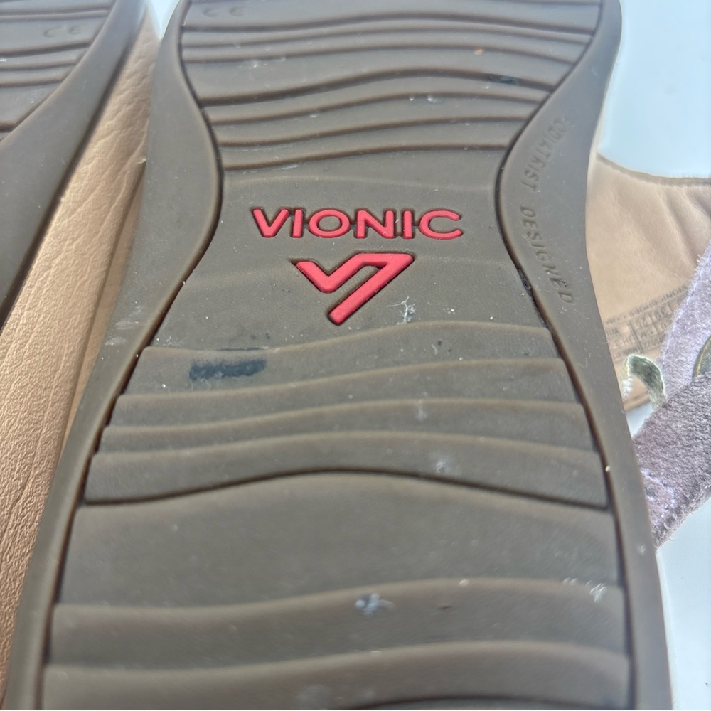 Vionic Suede Tan Sandals - Picture 8 of 10